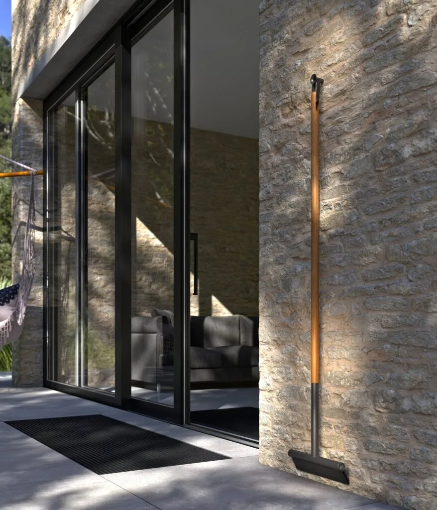 aménagement d'une terrasse avec tapis d'extérieur