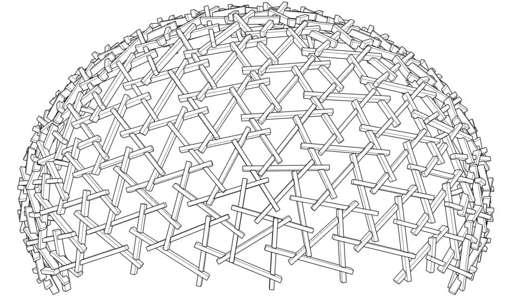 conception 3d d'une ombrière design