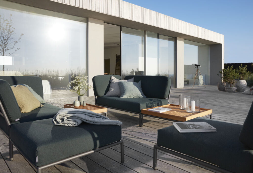 mobilier outdoor sur terrasse