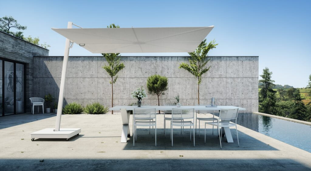 photo d'un parasol design Umbrosa