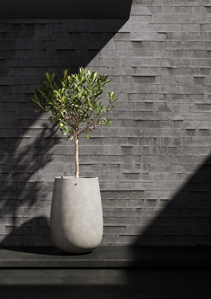 pot design pour aménagement outdoor