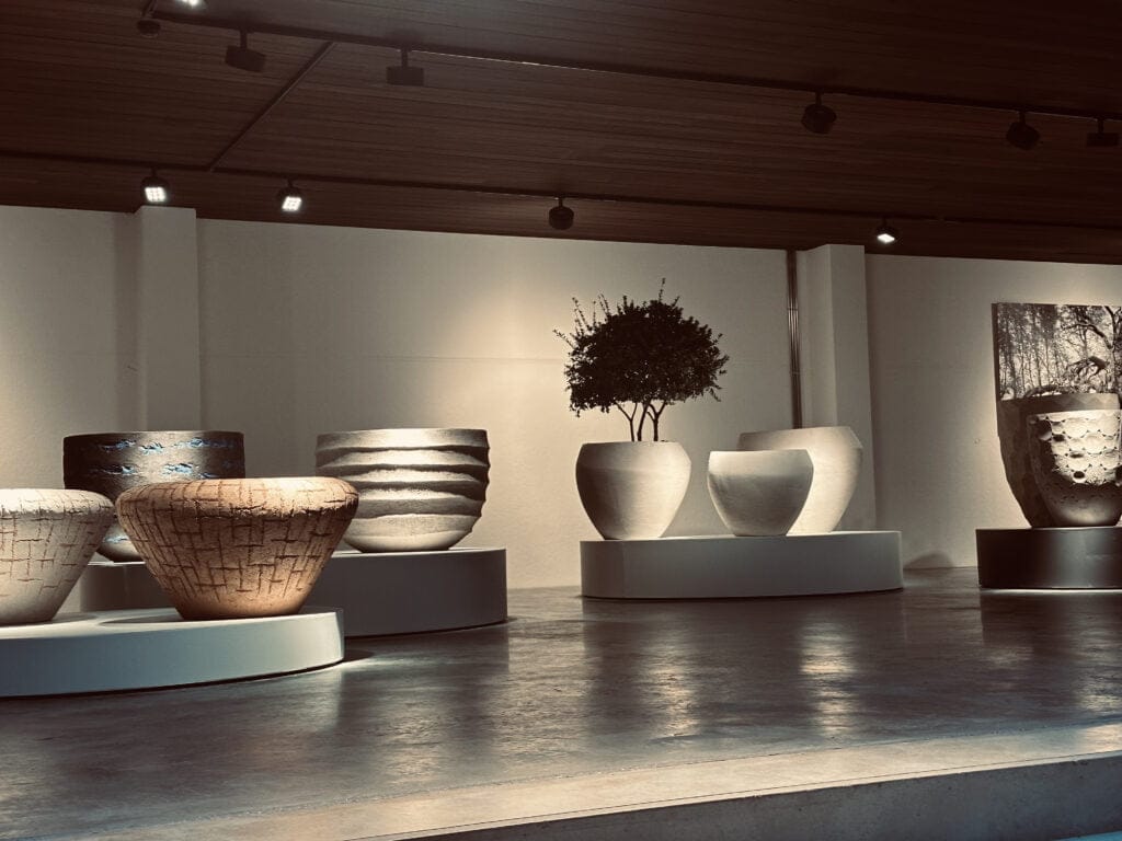 pots showroom atelier vierkant