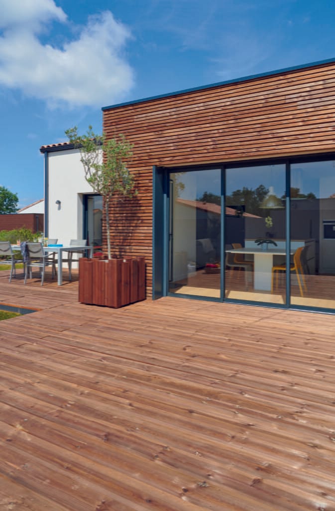 Photo d'une terrasse en bois Vivre en bois