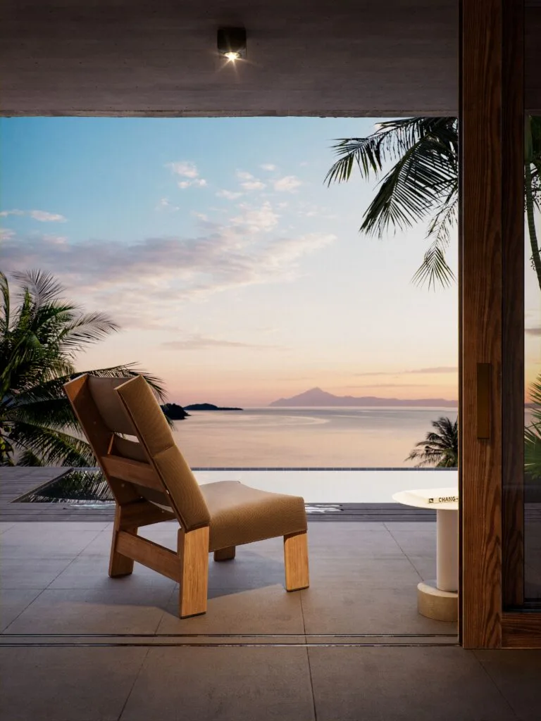 Photo d'un fauteuil haut de gamme de la marque Kettal