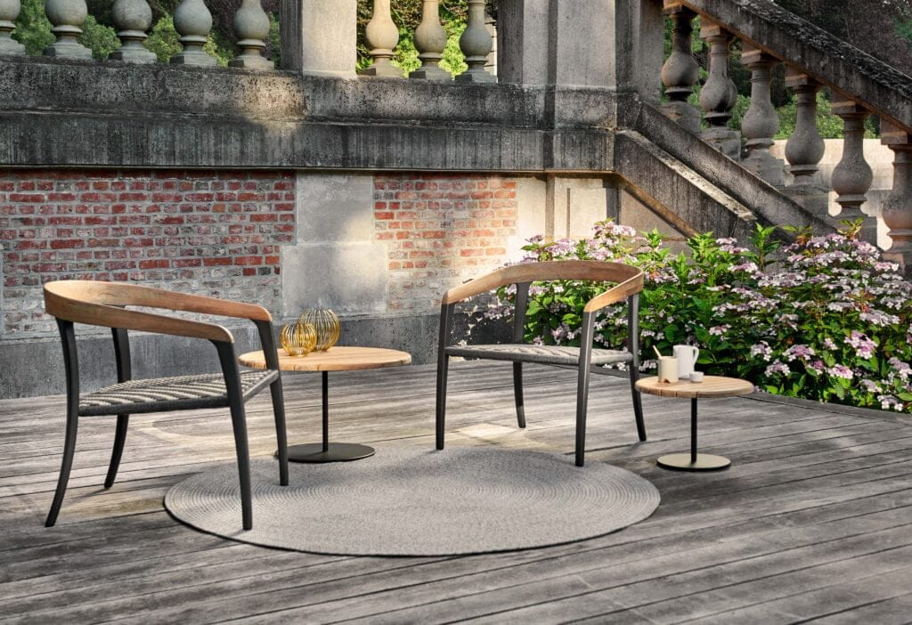 chaises design en bois pour terrasse