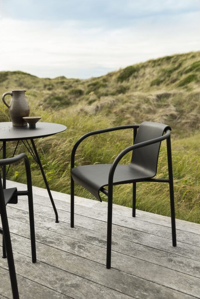 photo d'une chaise outdoor de chez Houe