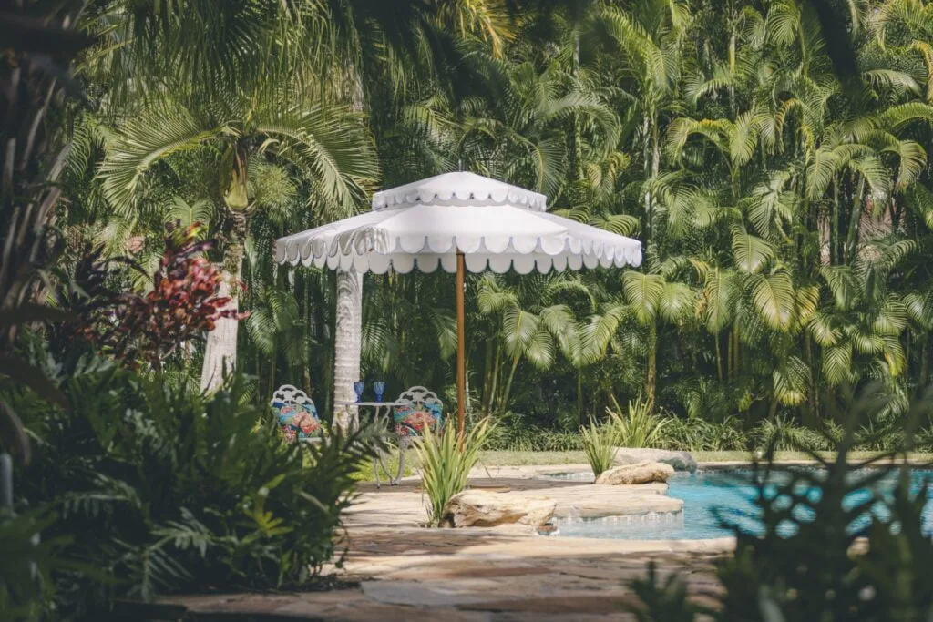aménagement exterieur parasol Tucci