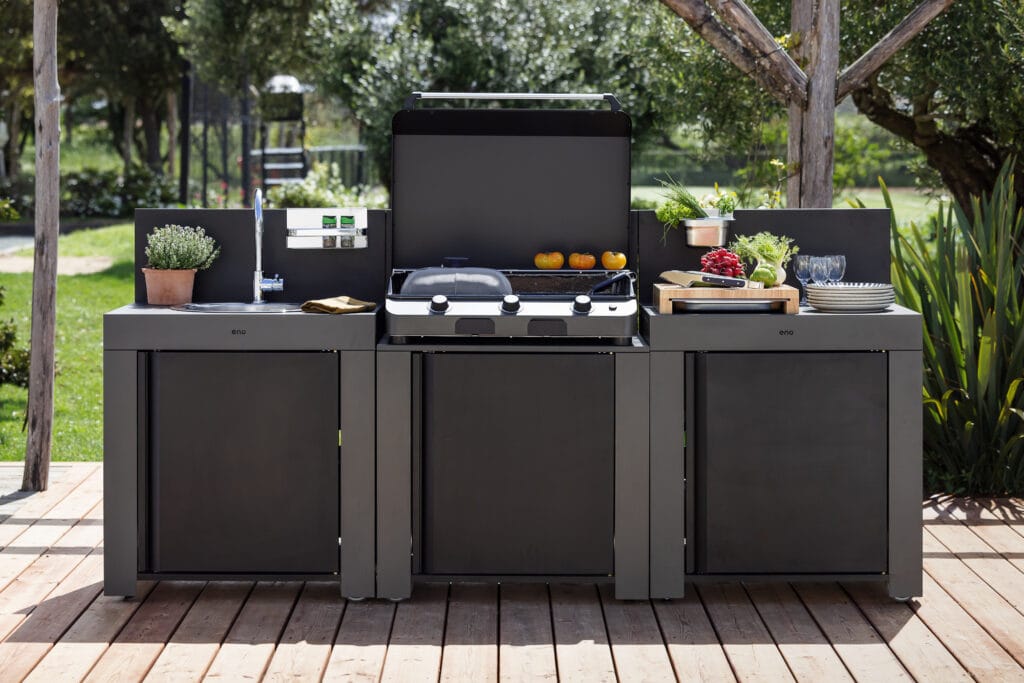Cuisine extérieure avec modules Eno