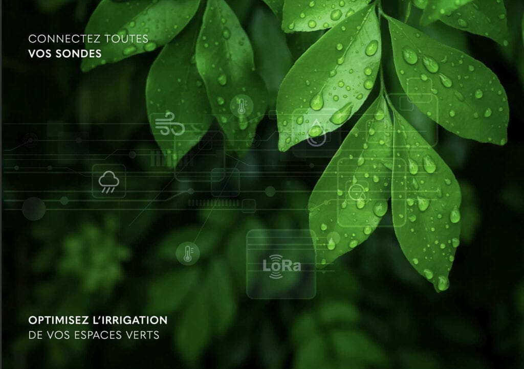 Système d'irrigation connectée Solem pour jardins