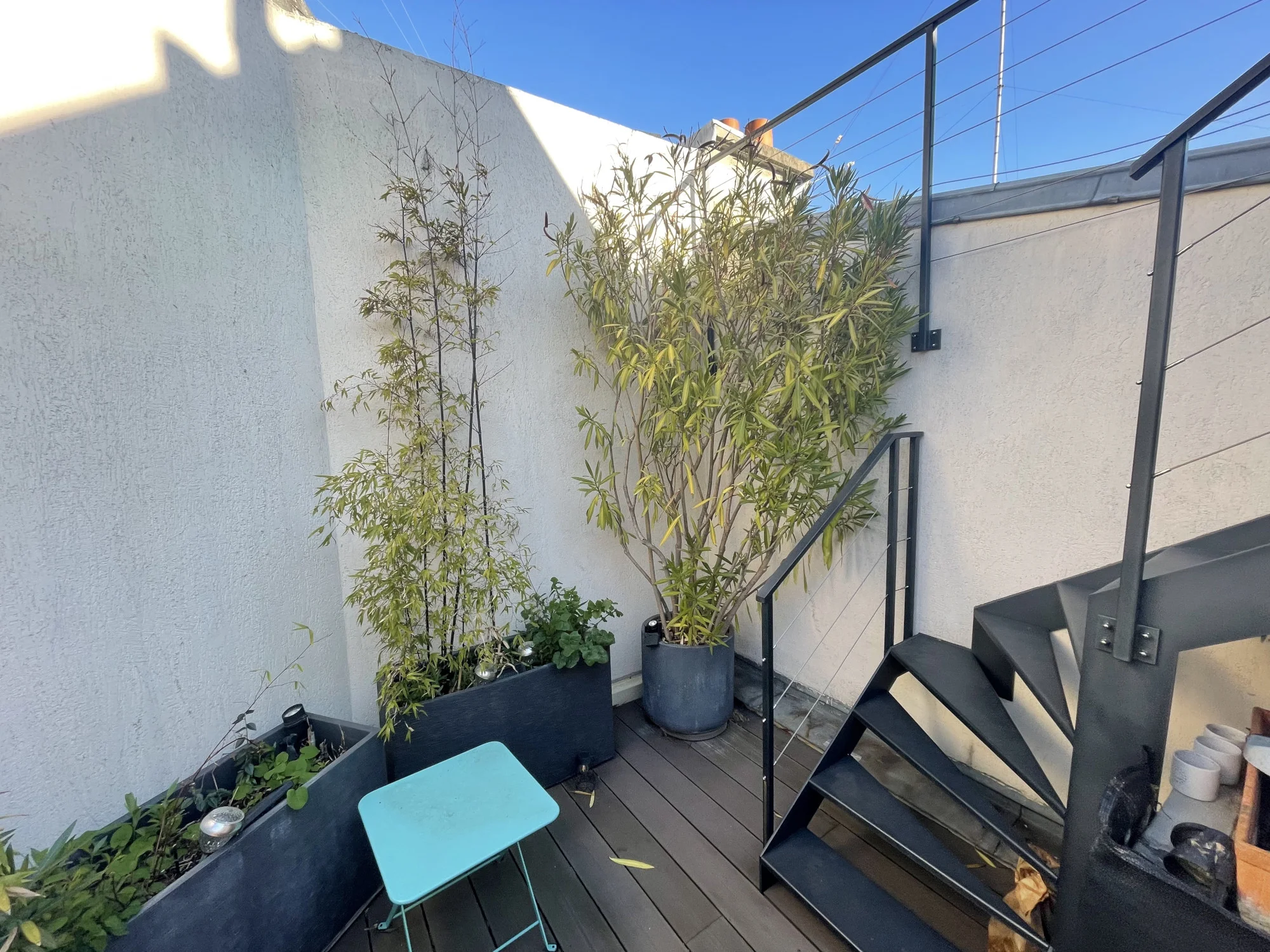 photo avant aménagement paysagiste d'une terrasse