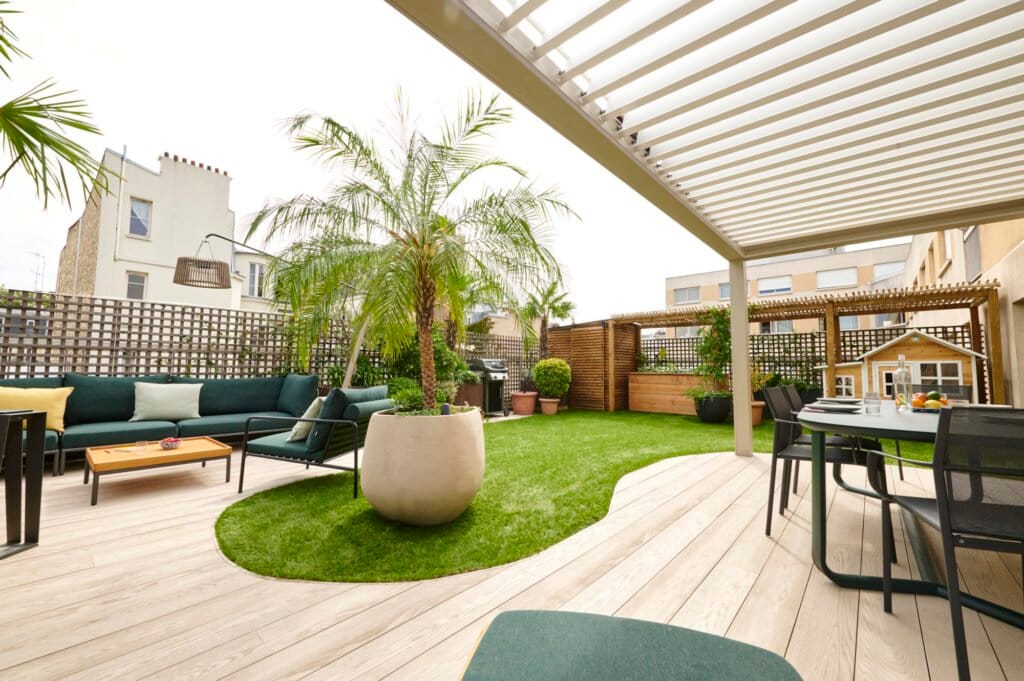 Photo d'un toit-terrasse à Paris 11e réalisé par Terrasse et Jardin de Paris