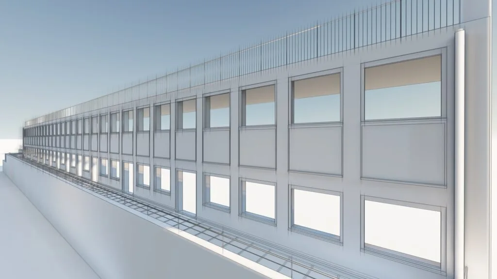 Photo 3D d'une terrasse en projet d'aménagement exterieur