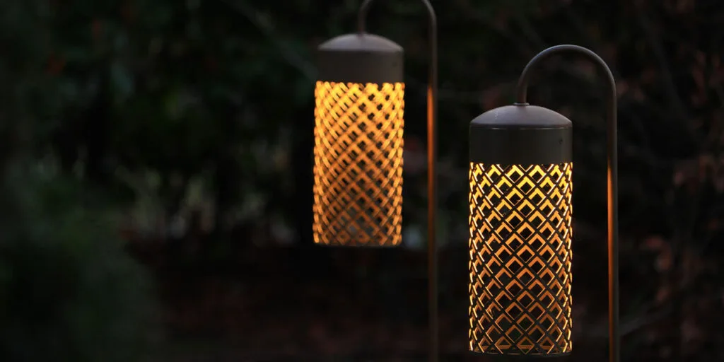 une photo de luminaire d'extérieur