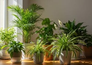 Apprenez comment améliorer la qualité de l'air avec des plantes chez vous.