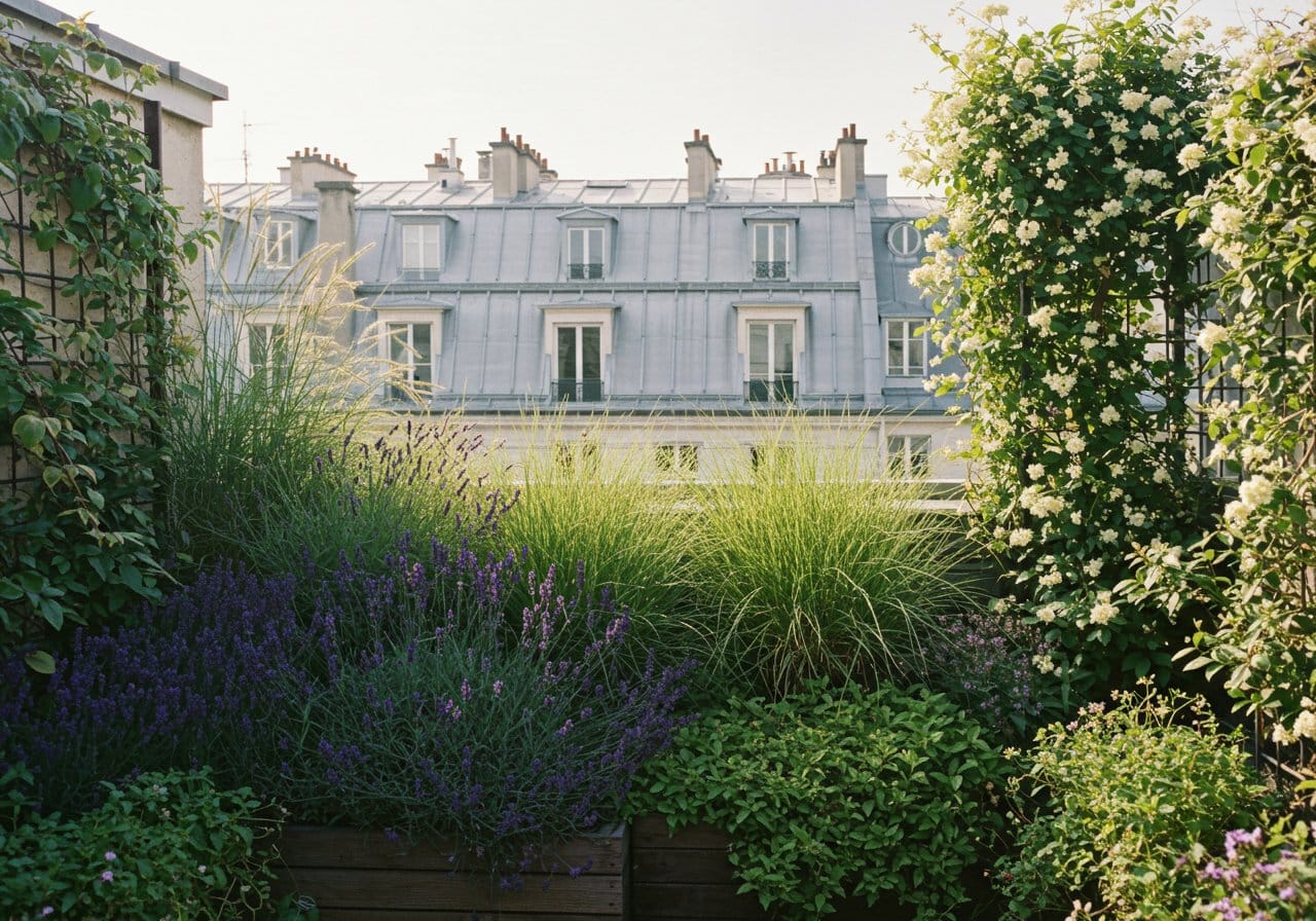 Transformer un simple toit en un magnifique toit-terrasse aménagé, un havre de paix urbain.