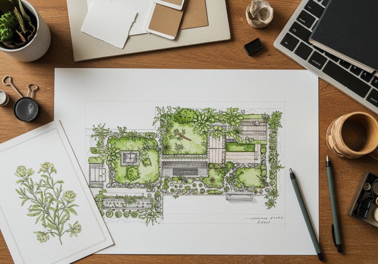 Faites confiance à un architecte paysagiste expert pour un aménagement paysager sur mesure, transformant votre extérieur en un lieu unique.