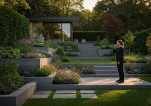L'architecte paysagiste conçoit des jardins d'exception, alliant esthétisme et fonctionnalité pour un espace vert harmonieux.