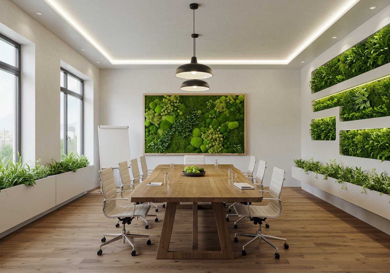 L'intégration de la verdure en entreprise stimule la productivité accrue et le confort des employés au quotidien.