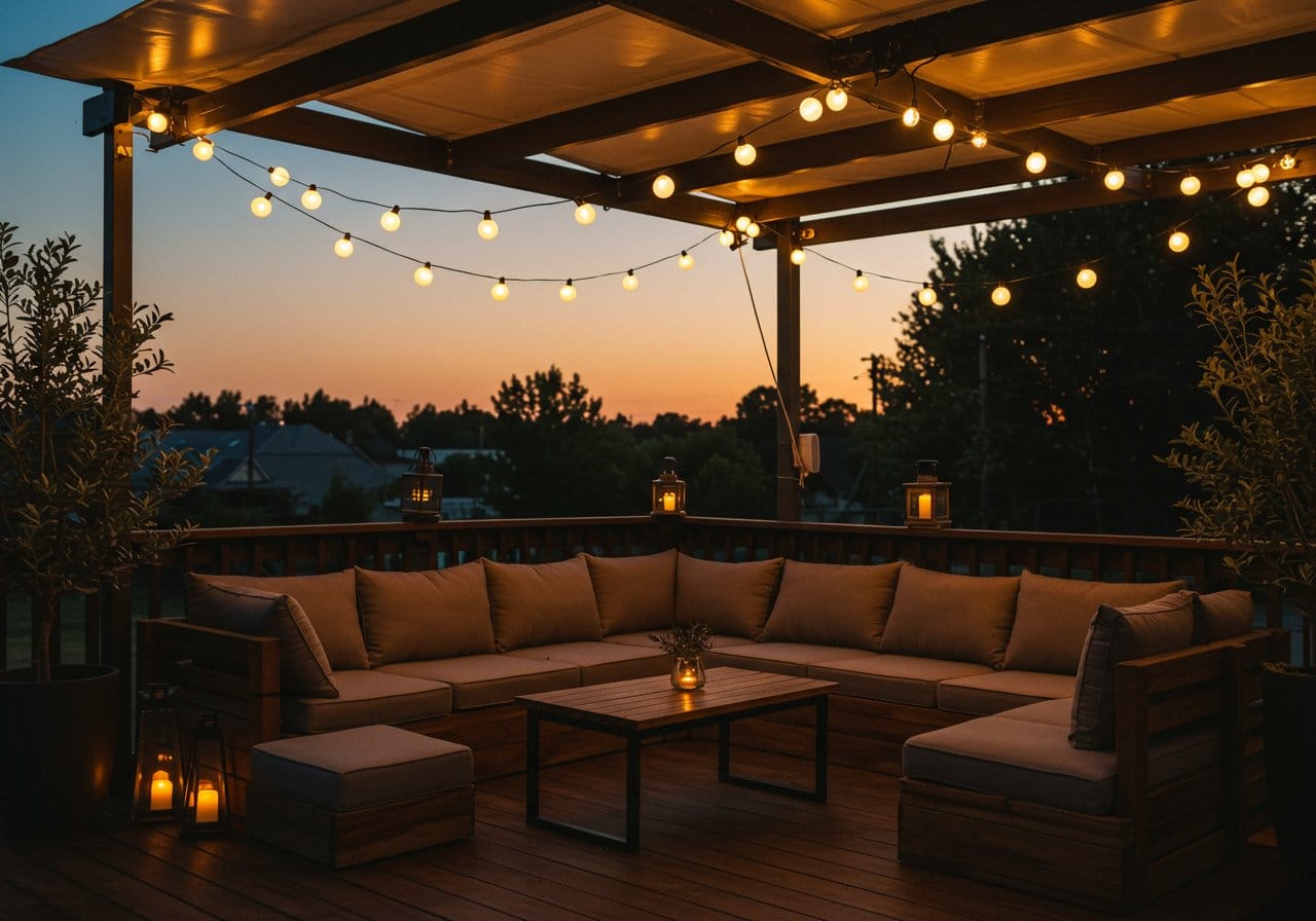 Planifiez un aménagement lumineux stratégique pour mettre en valeur les points forts de votre jardin.