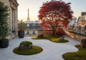 Conseils pour une création de jardin zen à Paris, transformant votre extérieur en un lieu de détente.