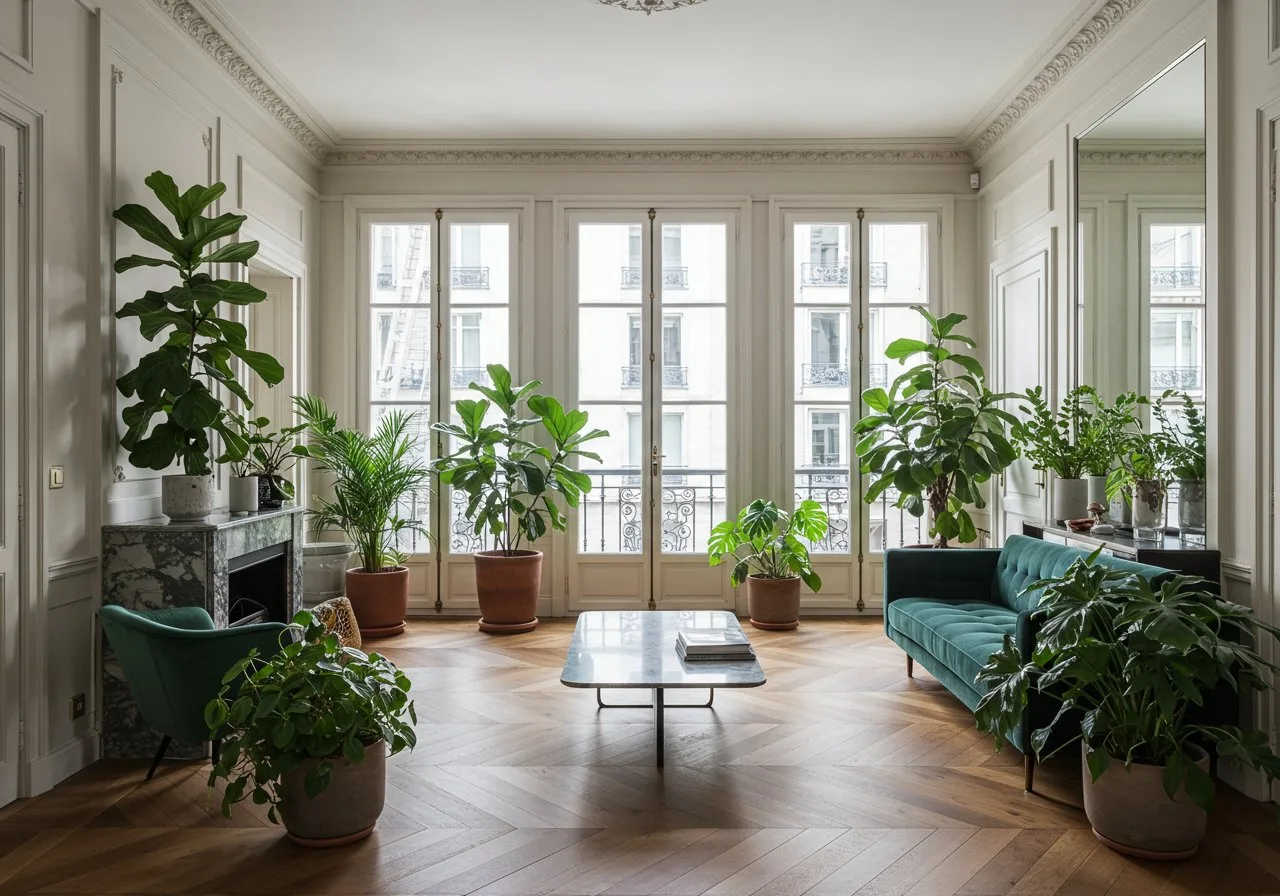 Mettre en œuvre le design végétal à Paris pour transformer les intérieurs en havres de paix verdoyants.