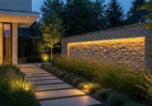 Créer une ambiance unique avec un éclairage de jardin design pour vos soirées en plein air.