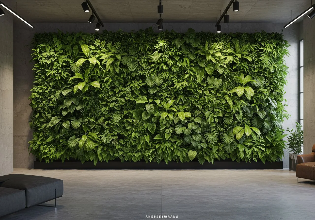 Un aménagement intérieur végétal contribue à une atmosphère saine et esthétique dans les habitations modernes.