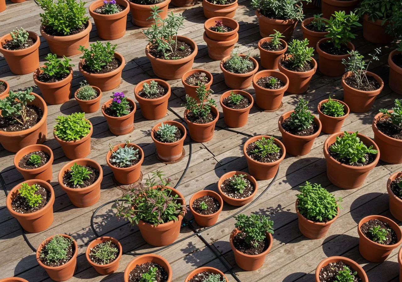 Assurer un entretien des plantes optimal avec une distribution d'eau précise et régulière.
