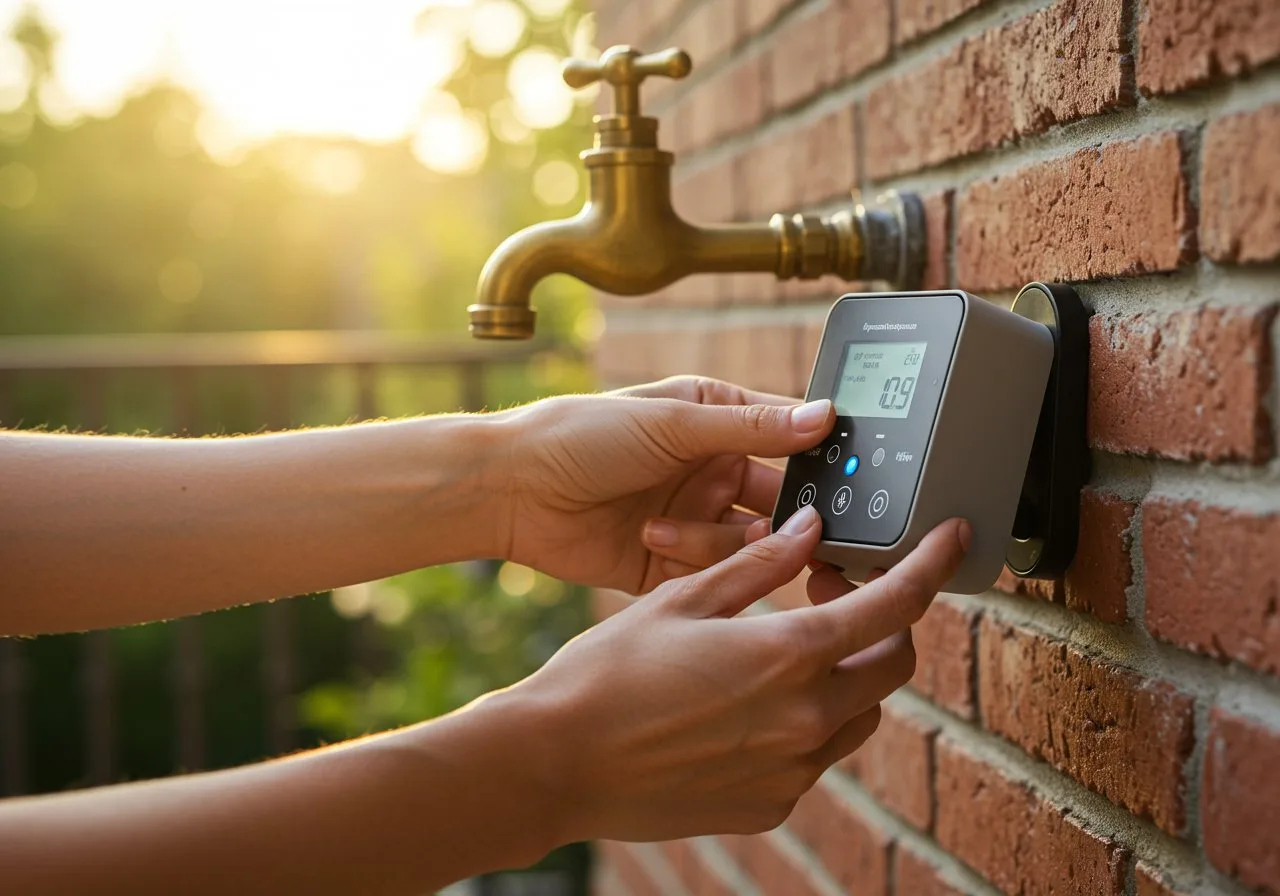 Optimiser la consommation d'eau grâce à un système d'arrosage intelligent et programmable.