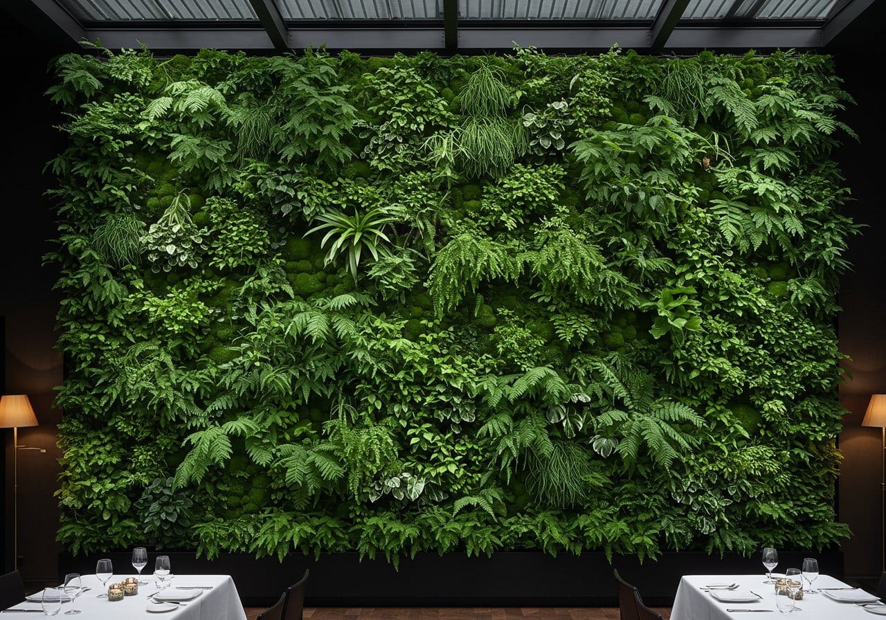 Une décoration végétale soignée et moderne qui apporte sérénité et vitalité à votre lieu de vie.