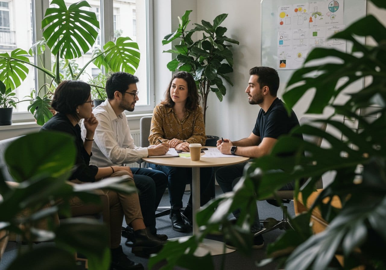 Une végétalisation d'open space à Paris réussie crée un cadre de travail plus stimulant et serein pour tous.