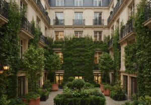 La végétalisation de cour à Paris transforme les espaces urbains en havres de paix verdoyants pour tous.