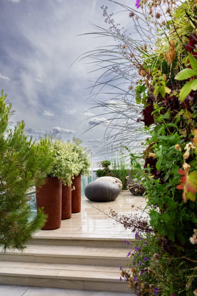 Aménagement extérieur petit patio - optimisation niveaux et perspectives

