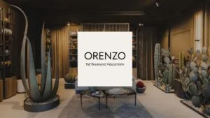 Vision d'ensemble de la collection ORENZO pour la création de jardins et terrasses sur-mesure à Paris.