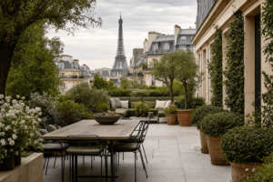 agencement terrasse - aménagement paysager Paris par Terrasse et Jardin de Paris