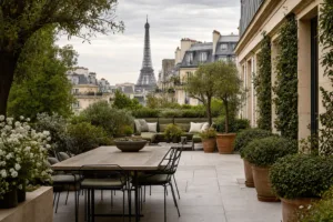agencement terrasse - aménagement paysager Paris par Terrasse et Jardin de Paris