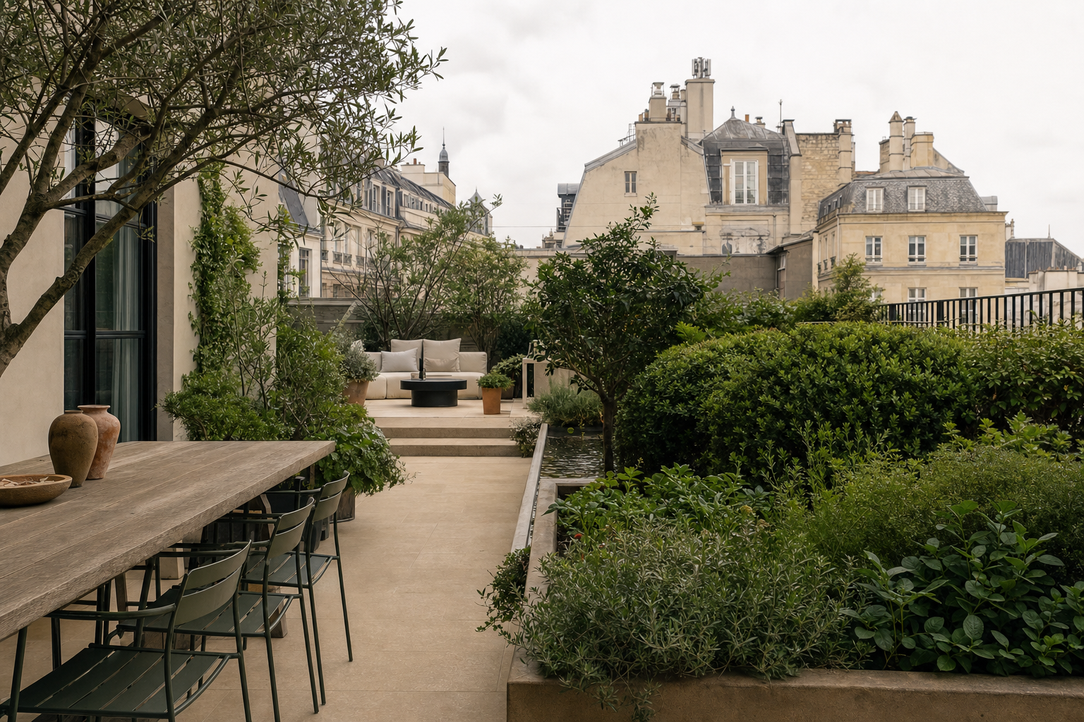 aménagement jardin paris - aménagement paysager Paris par Terrasse et Jardin de Paris
